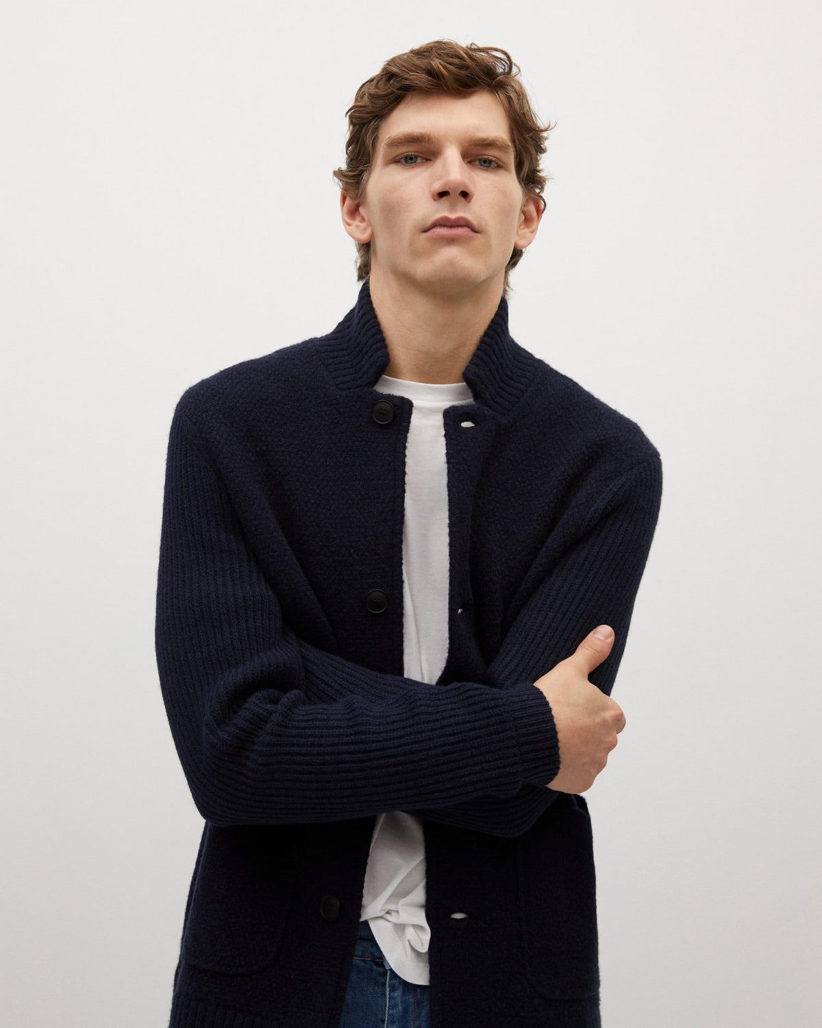 Cropped Velvet Blazer