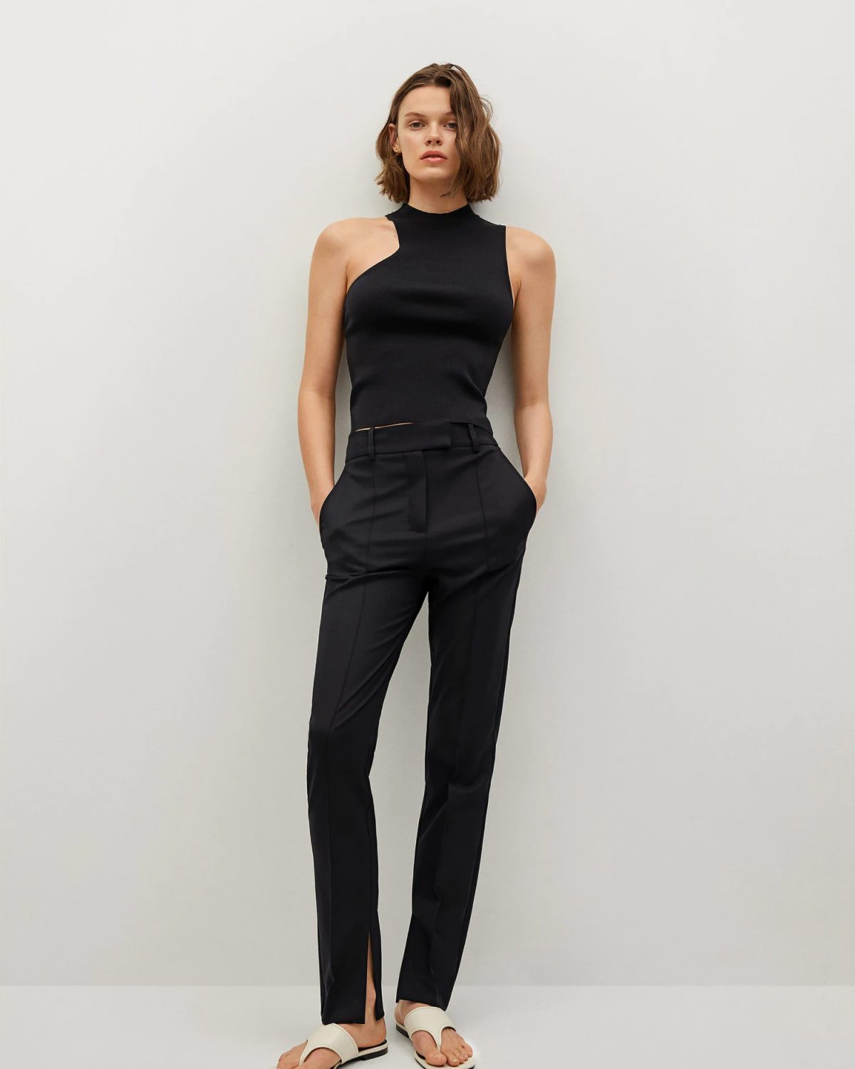 Cropped Velvet Blazer