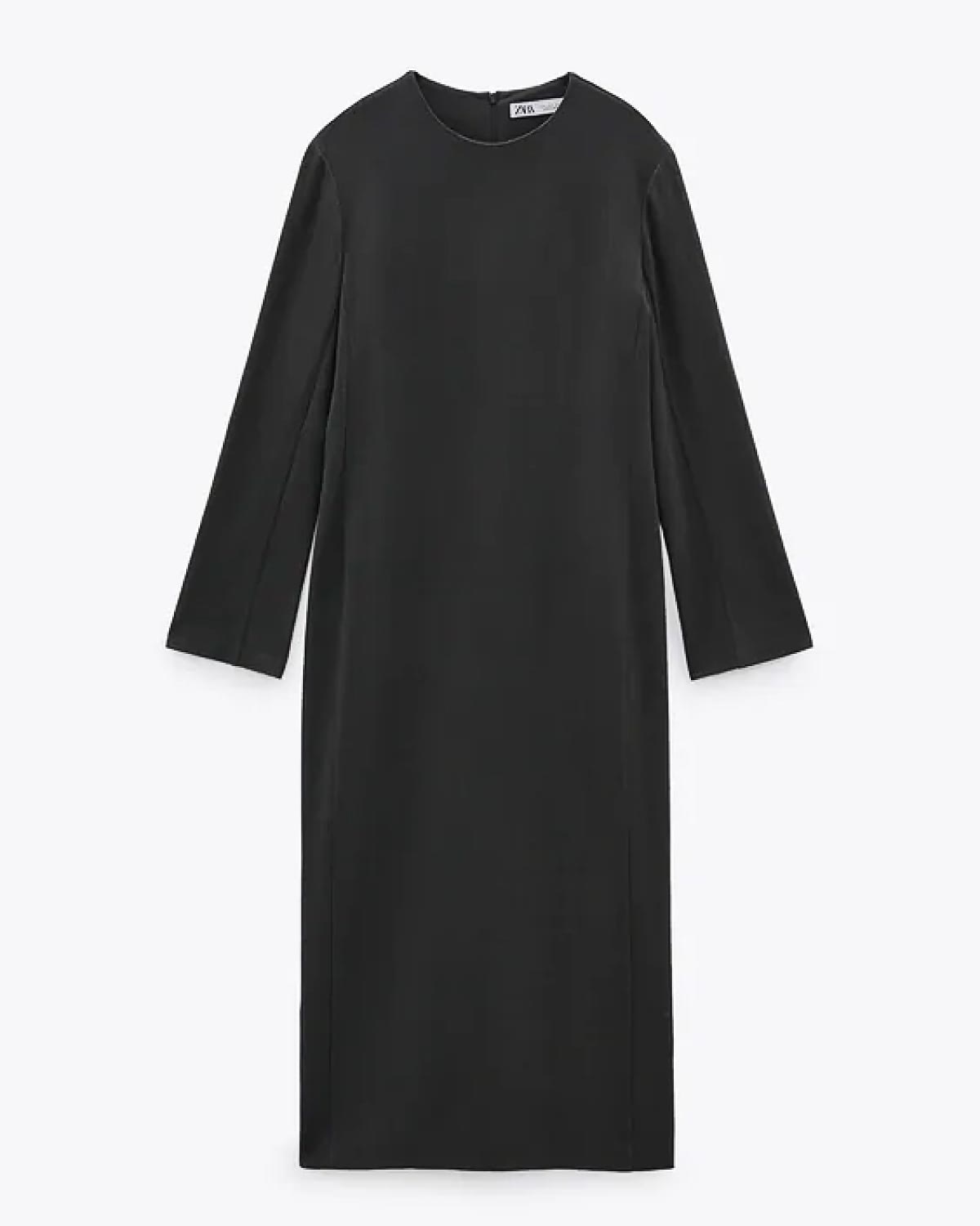 Contrast Wool Blend Dress - Limited Edition