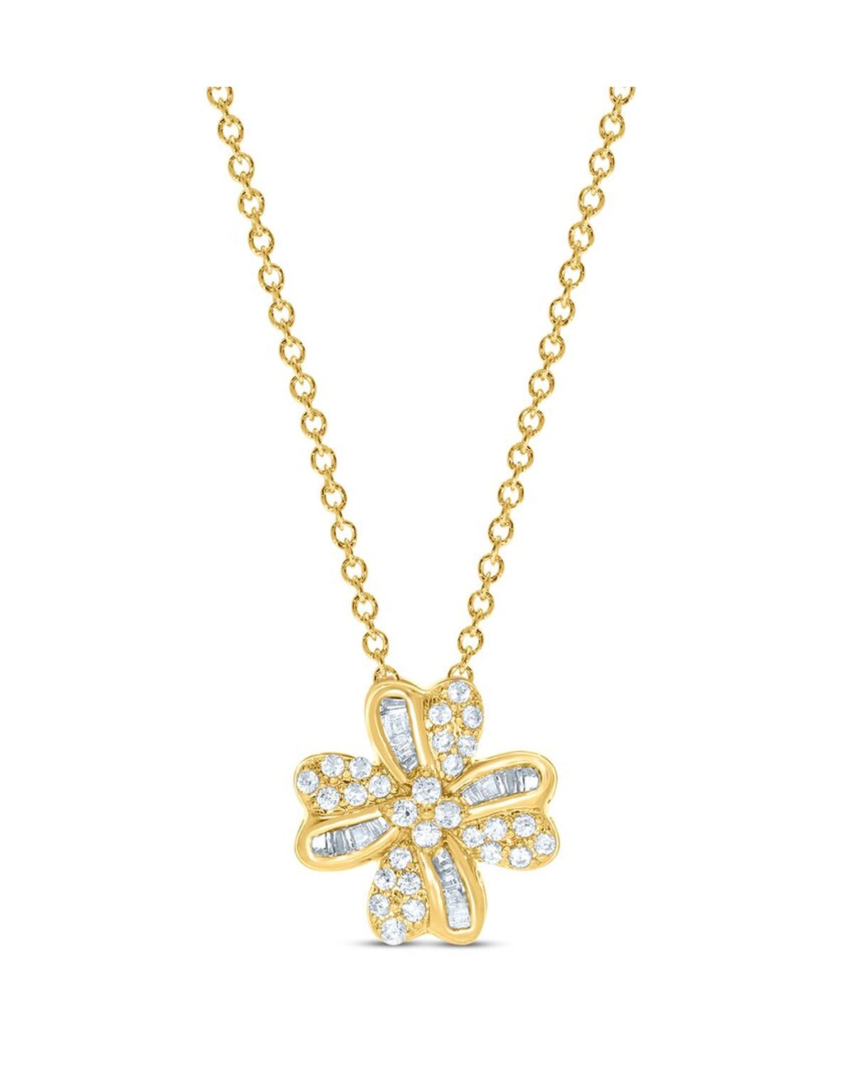 Diamond Clover Necklace